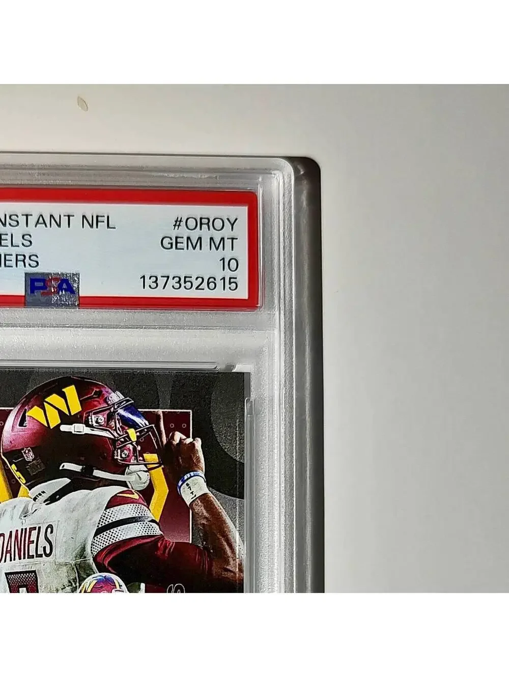 Jayden Daniels 2024 Panini NFL AP Offensive Rookie of the Year Commanders PSA 10